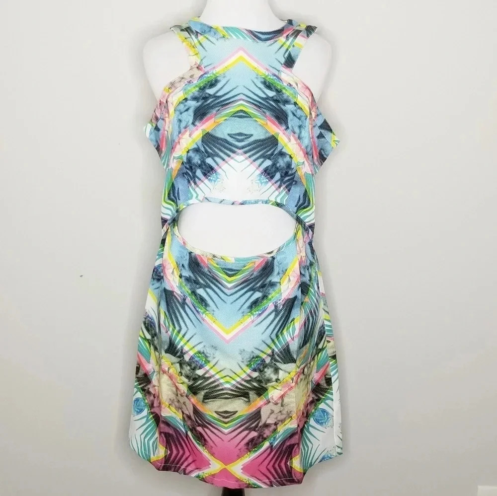 NWT Fairground Revolve Kryptonite Cutout Dress L